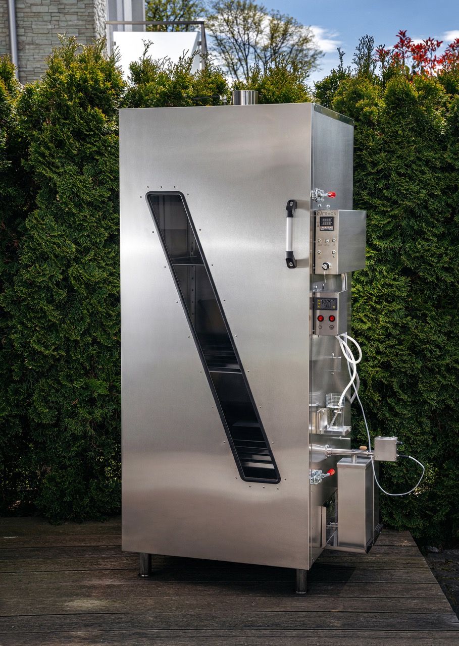 Komora wędzarnicza DREVOS Smoke Chamber 50 +: panel sterowania, regulator PID