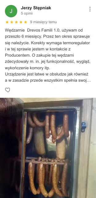 Opinia klienta DREVOS w Google: Jerzy Stępniak, ocena 5 z 5 — zrzut ekranu